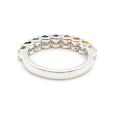 Load image into Gallery viewer, Half band Rainbow Ring - Pastel Gradient